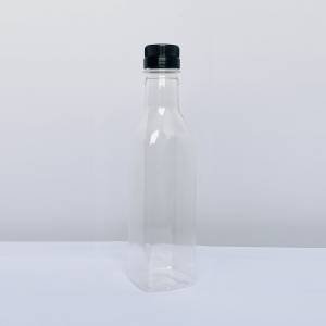 PET Transparent Plastic Square Bottles in Delhi